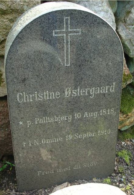 Gravsten Nørre Omme Kirkegård